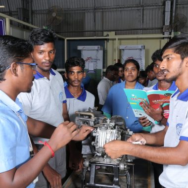 Engine assembly section